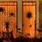 7 Pieces Extra Large Spiders,Halloween Decorations Window Clings Decor